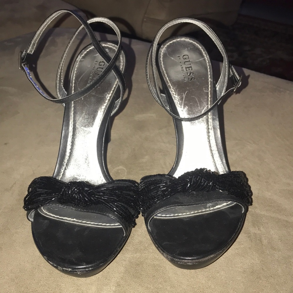Black dress party shoes.